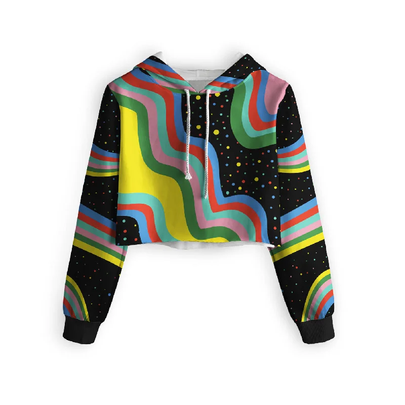 Shop the best clothing sale – Limited-time offer.  Oop Art Cropped Hoodie