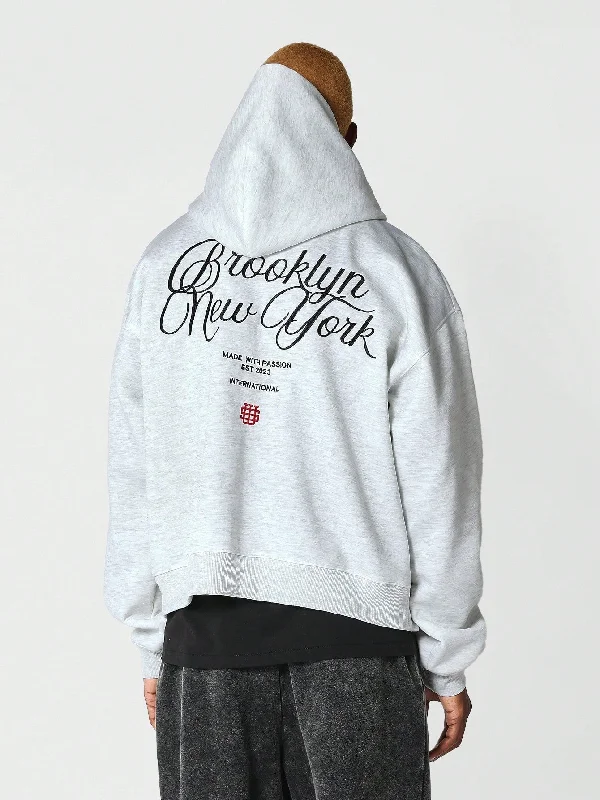 Save on stylish, high-quality clothing for every occasion –  Overhead Hoodie With Front And Back Embroidery