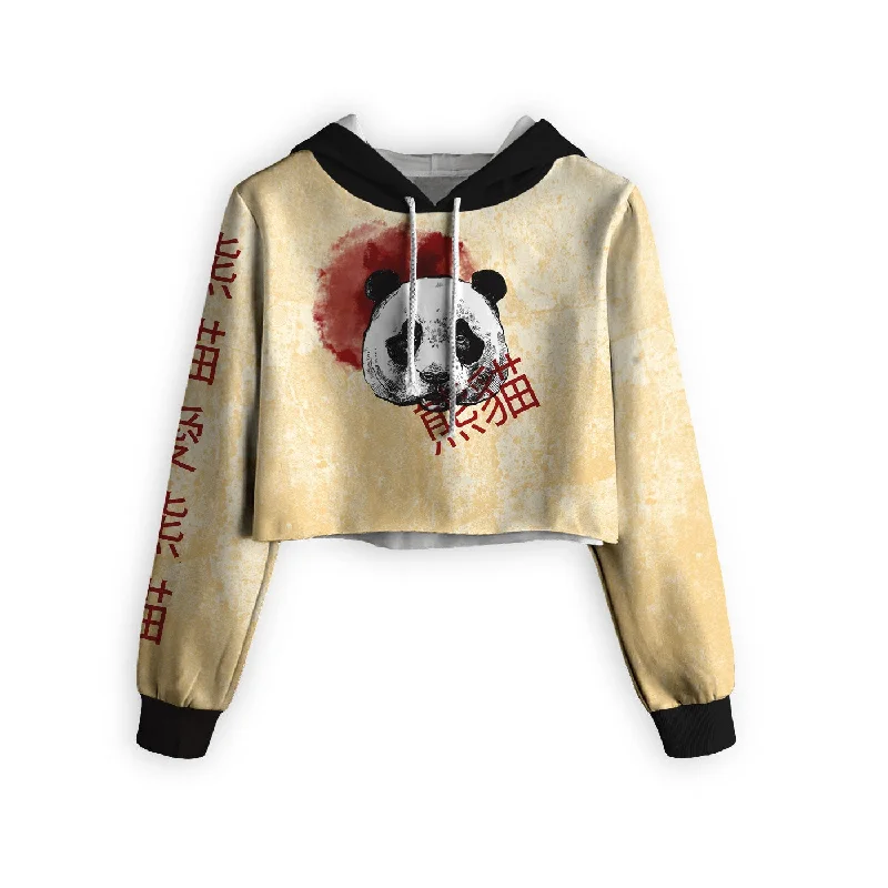 Shop trendy clothing at amazing prices – exclusive deals!  PANDA Cropped Hoodie
