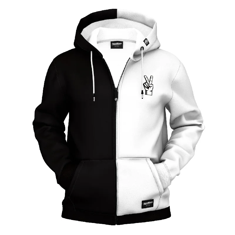 New season, new deals – shop men's clothing now!  Peace Sign Zip Up Hoodie