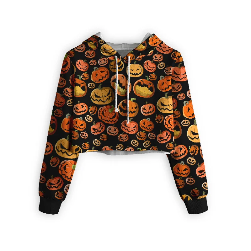 Enjoy exclusive discounts.  Pumpkin Cropped Hoodie