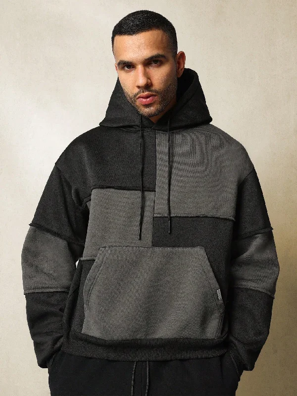 Don’t miss out – Limited-time Regular Fit Colour Block Overhead Hoodie With Drawcords Don’t miss out – Limited-time Regular Fit Colour Block Overhead Hoodie With Drawcords