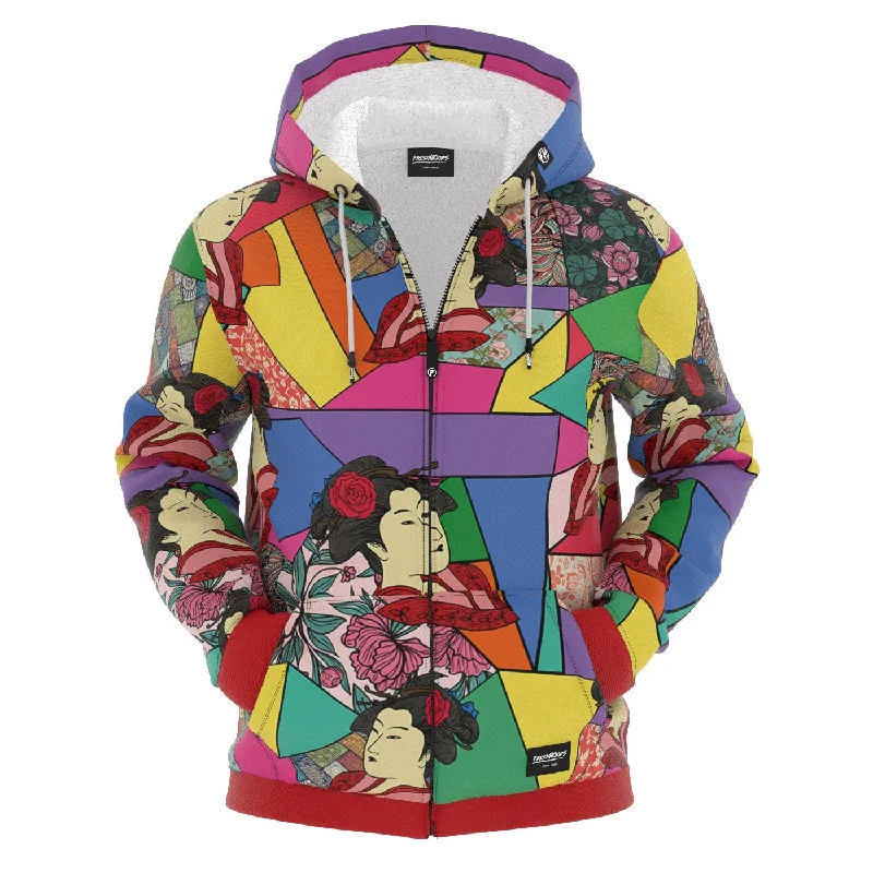 Big discounts – don’t miss out!  Retro Zip Up Hoodie