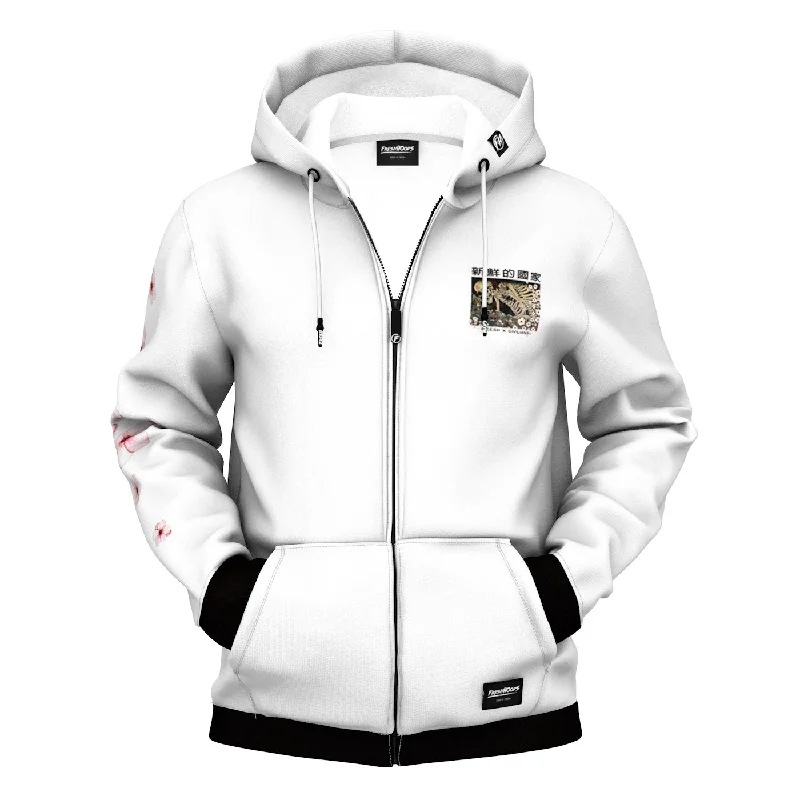 Big discounts – don’t miss out!  Skelenese Zip Up Hoodie