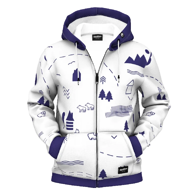 Men’s wardrobe essentials now at unbeatable prices.  Sketchy Forest Zip Up Hoodie