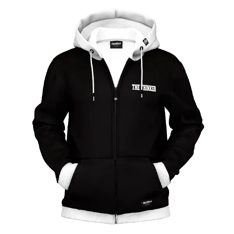 Get the latest styles in clothing – Shop now for unbeatable deals. The Thinker Zip Up Hoodie Get the latest styles in clothing – Shop now for unbeatable deals. The Thinker Zip Up Hoodie
