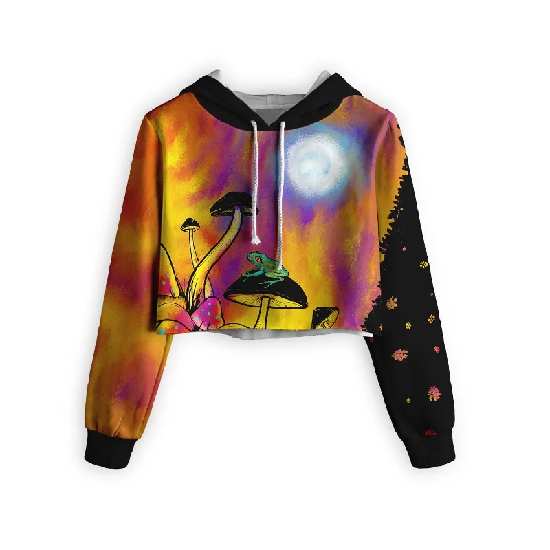 Refresh your wardrobe with the best deals on men's fashion.  Trippy Nights Cropped Hoodie