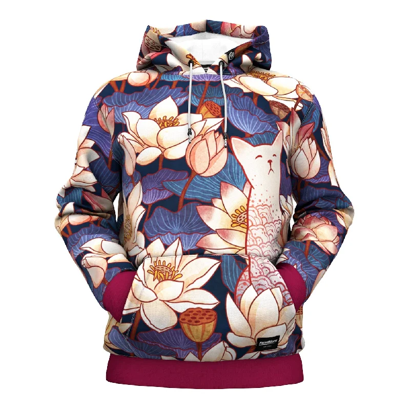 Shop seasonal clothing deals – Big savings on fashion essentials.  White Cut Lotus Hoodie