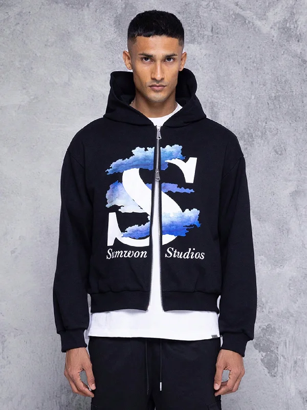 Shop clothing for less – Amazing savings on your favorite styles.  Zip Through Hoodie With Cloud Print