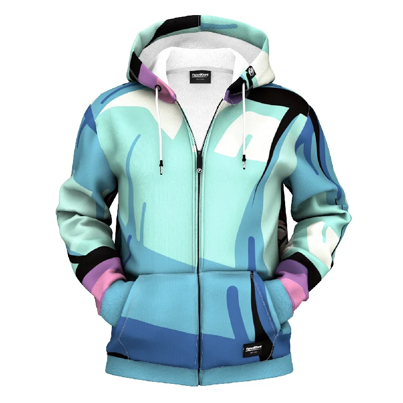 Get fresh fashion for less – Shop trendy clothing at discounted prices.  Zombie Mouth Zip Up Hoodie